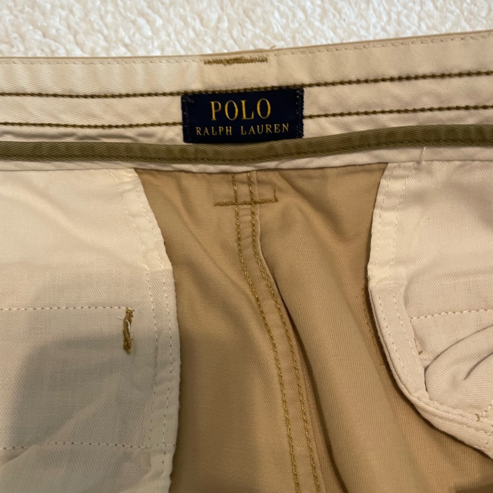 Men’s Polo Cargo Shorts - khaki size 33 - Picture 4 of 7
